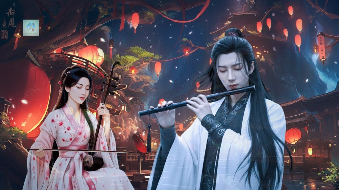 Chinese Zen Music: Bamboo flute, Erhu & Guzheng| deep relaxation & stress relief @peacefultomelody 