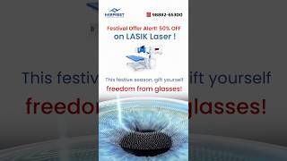 🎉Festival Dhamaka Offer! ✨🎉Get FLAT 50% OFF on Smart LASIK Laser treatment till 20th October 2025