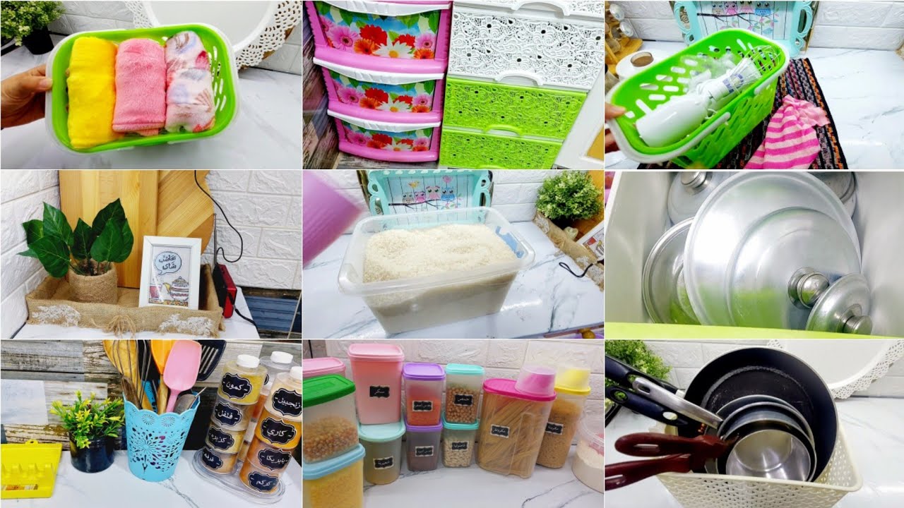 ١١ فكرة وهمية نظمت بيها مطبخى واتخلصت من الفوضى 👌وداعى الكركبه👆بمنظمات رخيصه❗️وأفكار جديدة