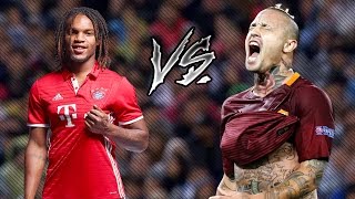 Radja Nainggolan vs Renato Sanches - Tackles, Goals & Skills | 2016/17 HD