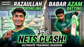 Babar Azam vs Razaullah Intense Net Session! 🔥 | Pakistan Cricket Practice I WAHJOC Sports