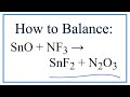 Balancing Chemical Equations Practice