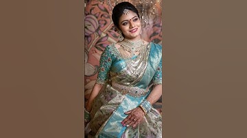 south indian bridal look saree Collection|south indian saree designs #shortsvideo #viralshort #viral