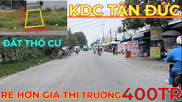 Đất mặt tiền 15A đẹp giá cực rẻ tại KDC Tân Đức giảm còn (2tỷ400)