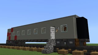 Пассажирский вагон ржд-купе.Minecraft pe постройки ⬇️