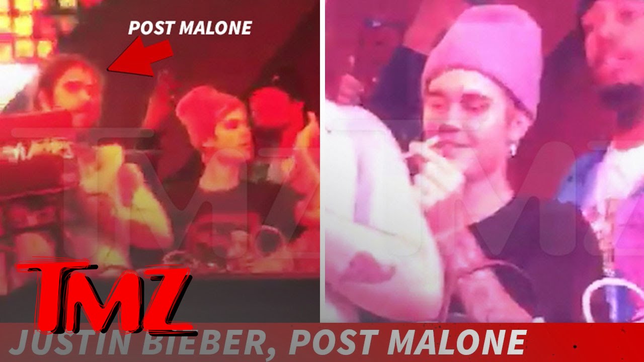 Post Malone Grabs Justin Bieber By Throat Says They Were Roughhousing National Globalnews Ca
