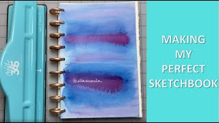 Making my Perfect Sketchbook | No stitch binding required!