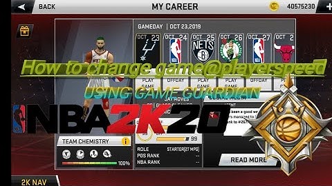 how to change game@player speed using game guardian /Jay2kmoves