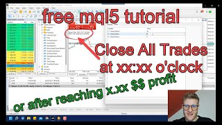 Famous Close MT5 Trades at a Specific Time or After Reaching a Profit Target Using This EA - mql5 Tutorial Net Worth