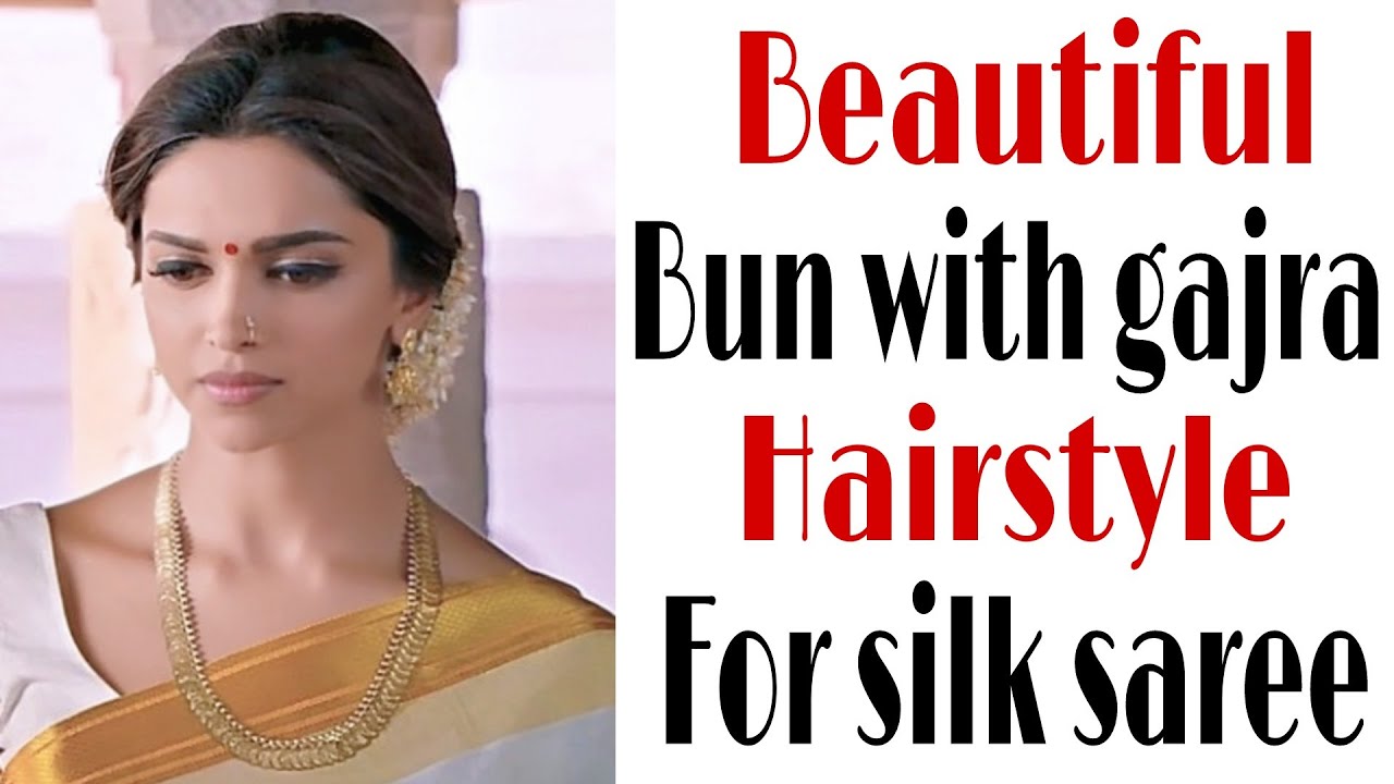 Deepika Padukone Hairstyles With Sarees  Style Inspiration