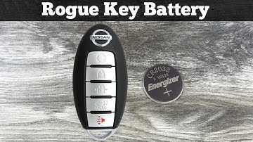 2019 - 2022 Nissan Rogue Key Fob Battery Replacement - How To Change Replace Rogue Remote Batteries