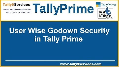 Add On 067: User Wise Godown Security | Customized