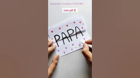 Best Father’s Day card | My Papa special gift | Card Making | #papa ##viral #shorts #youtubeshorts