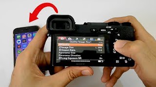 How to Share Images From Sony A6500/A6300 to Smartphone | How to Set Live Camera View