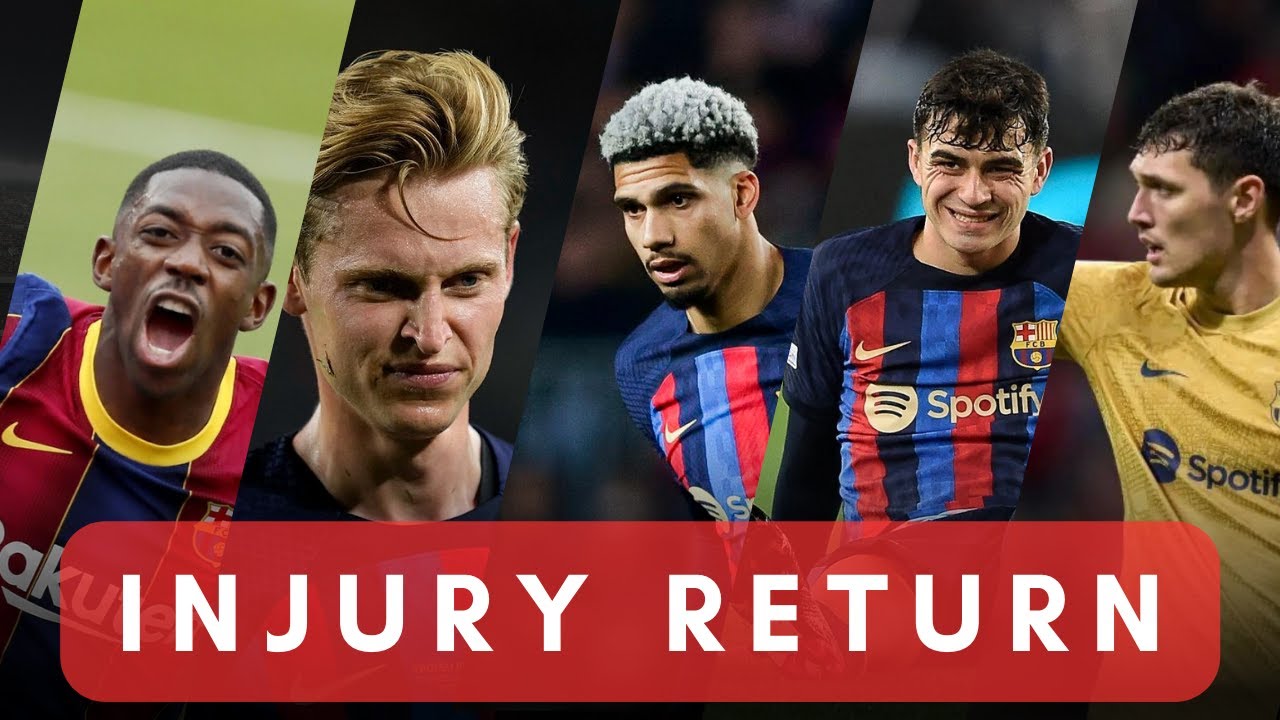 FC Barcelona Injured Stars Expected To Return For Champions ...