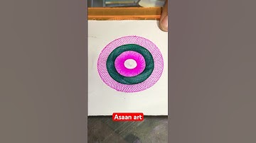 Asaan art #spirograph #art #artdrawing