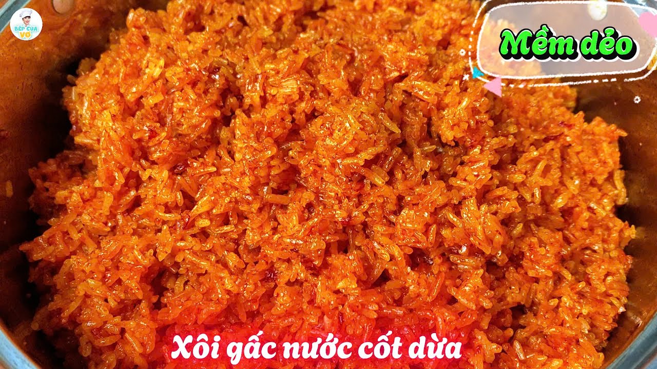 Cách để có món XÔI GẤC nước cốt dừa mềm dẻo thơm ngon, hương vị tuổi thơ, ăn là ghiền.