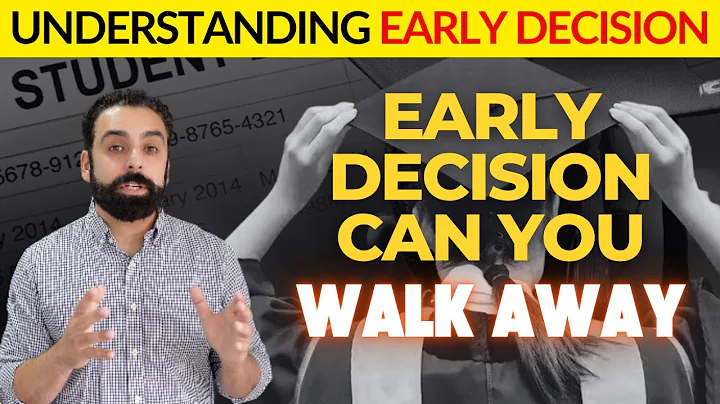 Can You Back Out Of Early Decision