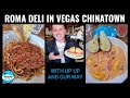 Roma deli lunch in vegas chinatown with up up and our way