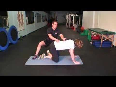 What is the proper form for a piriformis stretch?