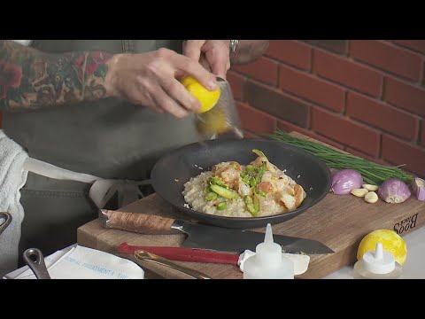 Lunchbreak: Garlic Shrimp Risotto