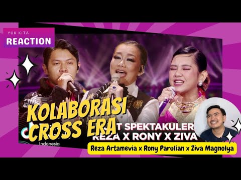 REZA ARTAMEVIA X RONY X ZIVA | TIKTOK INDONESIA AWARDS 2023 | CROSS ERA | YUK KITA REACTION