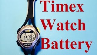 Timex Battery Replacement