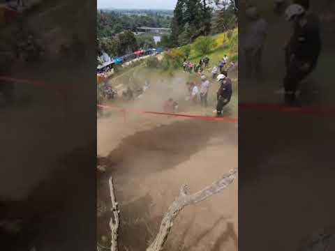 Momentary loss of concentration #shorts #bicycle #crash #accident