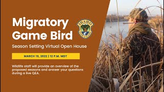 Migratory Game Bird Season Setting Virtual Open House screenshot 5