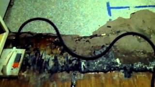 Removing linoleum without chemicals