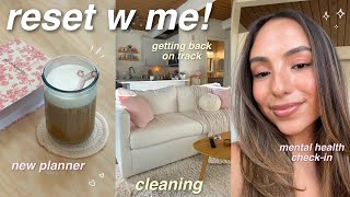 RESET WITH ME 🧘🏻‍♀️ cleaning, planning, mental health chat, etc! screenshot 5