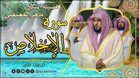 سورة الإخلاص - لفضيلة الشيخ ماهر المعيقلي 🌹 القرأن الكريم