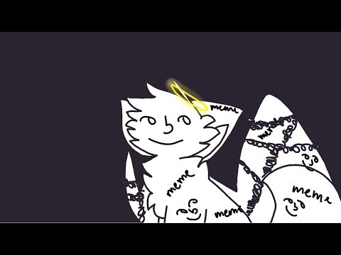Please don’t bite meme (FlipaClip) flash warning