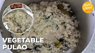 Easy Vegetable Pulao | Variety Rice Recipes | Potato Peas Rice