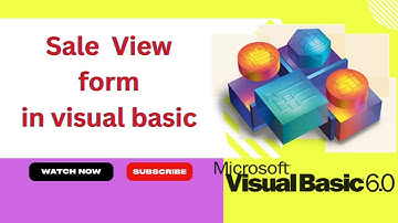 Sale Return View form in visual basic 6.0 || How to make sales return view form in visual basic ||