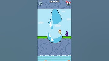 slice to save all levels  Funny Puzzle Gameplay #shorts #animatio