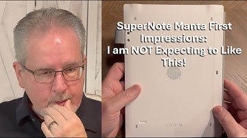 I Was Biased AGAINST Supernote, Now My First Impressions of Manta