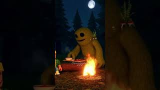 🧸👹 When the monster decided to give a gift #roblox #99nightintheforest