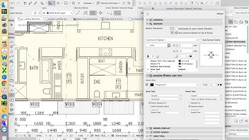 ArchiCAD 21 House Project - part 32 - Interior Elevation tool