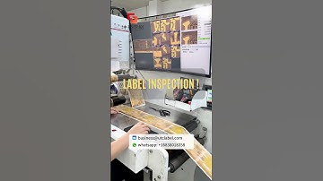 Label Inspection Process! @kblabelprinting #iml #factory #automobile #machine #labelprinting