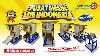 Mesin mie lurus, mie Keriting, Kwetiau, stik bawang, Krupuk Pangsit, Dimsum 