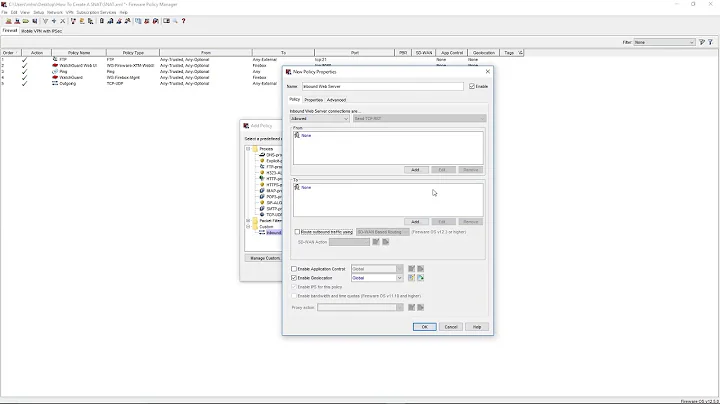 How To Create An Inbound Static NAT