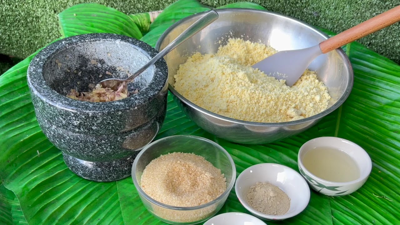 ขนมไข่หงส์ / ขนมไข่เหี้ย แป้งนุ่ม ไส้อร่อยมาก | หวานน้อย | สไตล์นายแทน