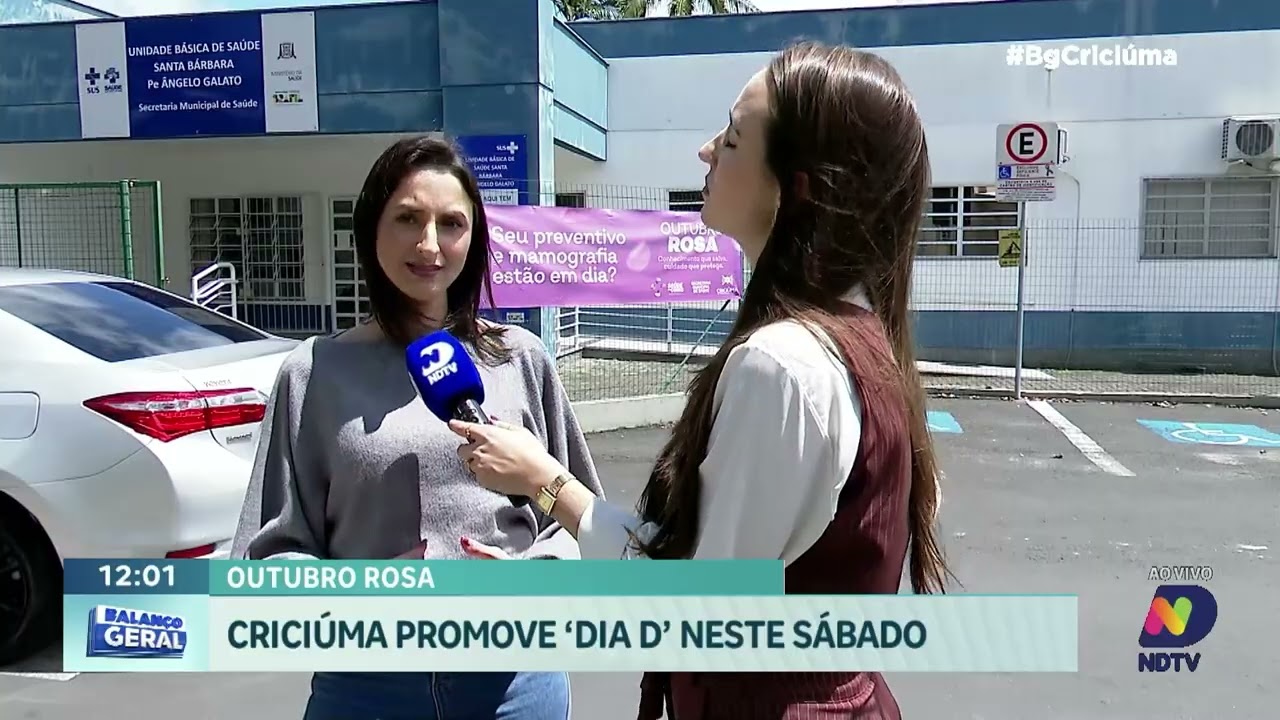 Outubro Rosa: Criciúma realiza Dia D de prevenção neste sábado