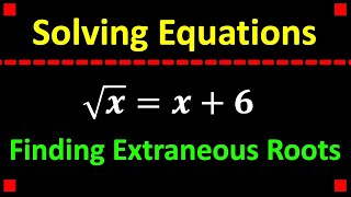Checking for Extraneous Solutions