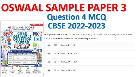 It is given that ΔABC∼ΔDFE,∠A=30 ∘ ,∠C=50 ∘ ,AB=5cm,AC=8cm and DF=7.5cm then which of the following
