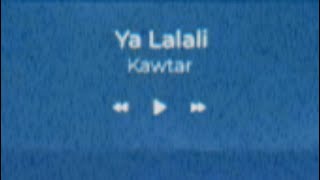 Ya lalali kawtar SLOVED version