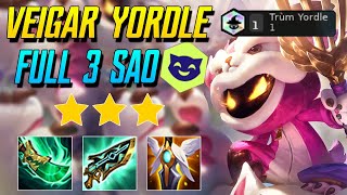 (ĐTCL) VEIGAR 3 SAO TRÙM YORDLE THẢ VÔ HẠN THIÊN THẠCH GÁNH TEAM LẬT KÈO CỰC CĂNG! TFT MÙA 6 11.23