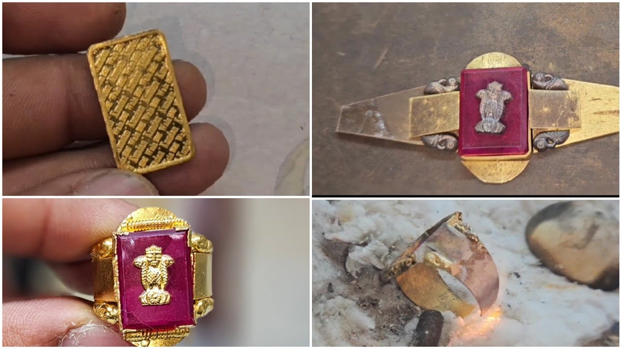 Ashoka ring | Indian wedding jewelry sets, Gold rings fashion, Black beaded  jewelry