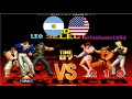 The king of fighters 97  leo argentina vs ariashans1984 usa kof97